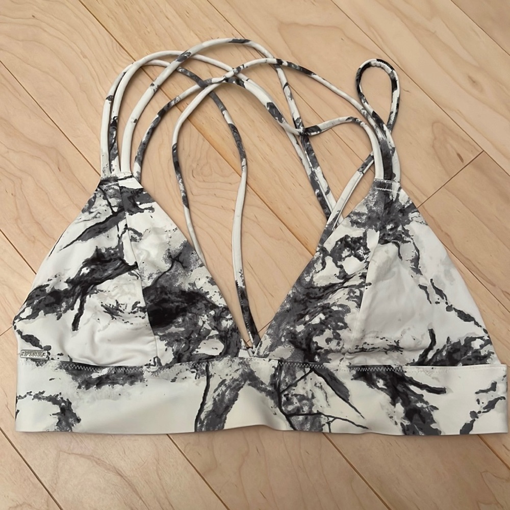 Marble sports bra/ bathing suit
